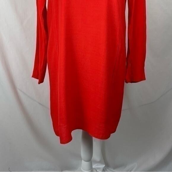 Anthropologie Everly Tangerine Office To Date Night  Dress NWOT Size M - Picture 4 of 13